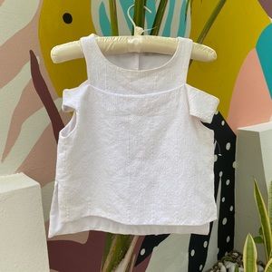 Zara white top